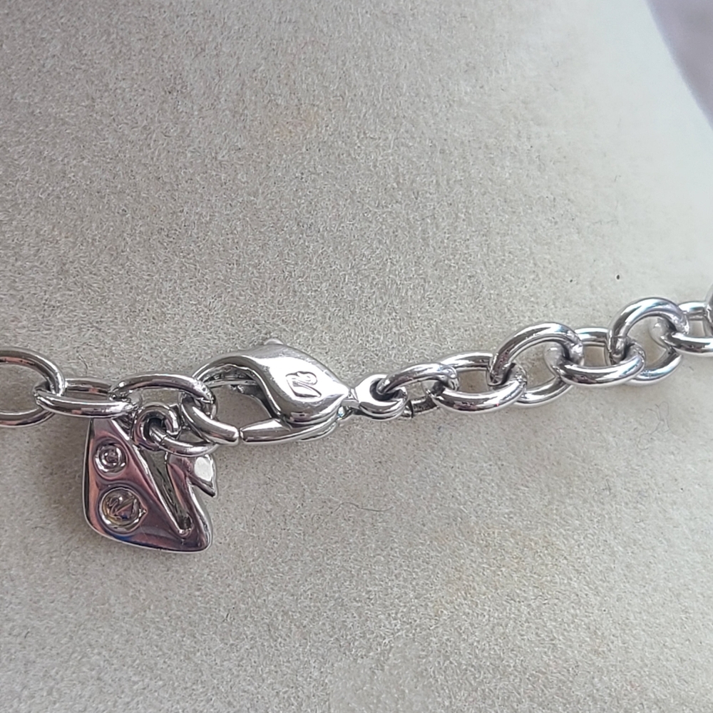 Swarovski Heart Necklace-Great Condition - Picture 4 of 5